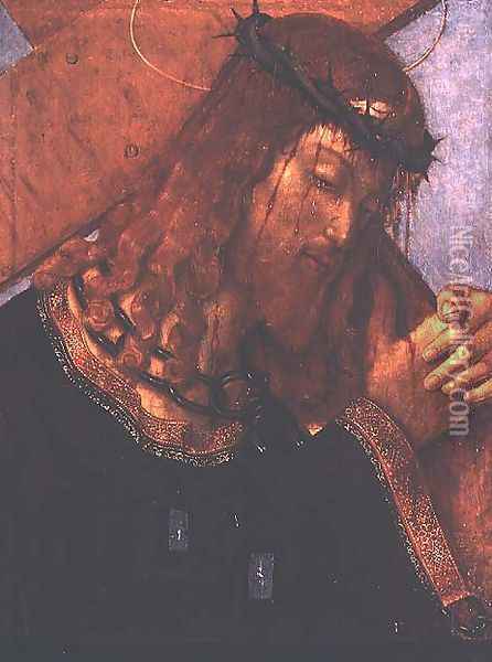 Christ carrying the Cross Oil Painting - Francesco Da Cotignola (see Zaganelli, Francesco di Bosio)