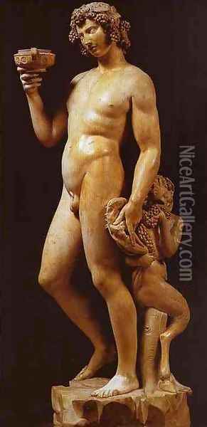 Bacchus Oil Painting - Caravaggio