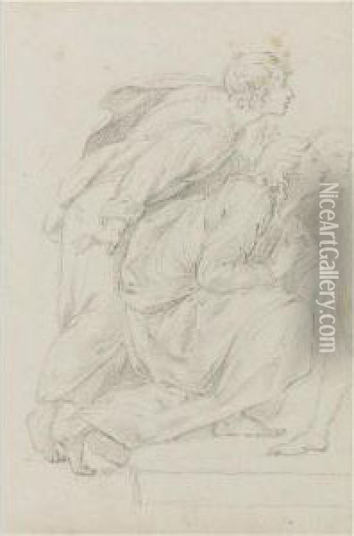 A Group Of Sketchbook Pages After Sixteenth-century Italianartists Oil Painting - Joseph Nollekens