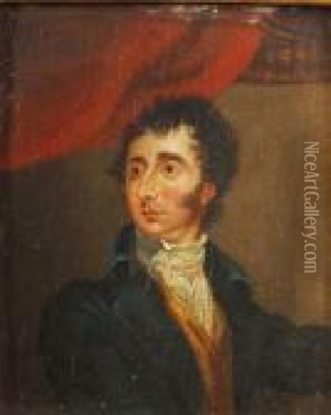 Portrait Of Sir Francis Burdett Head And Shoulders Oil Painting - Sir Thomas Lawrence