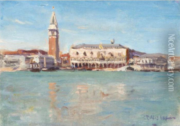 The Doge's Palace Oil Painting - Robert Buchan Nisbet