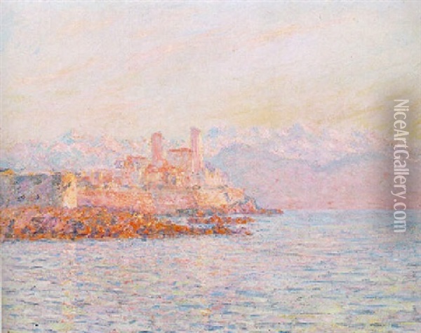 Antibes Oil Painting - Claude Monet
