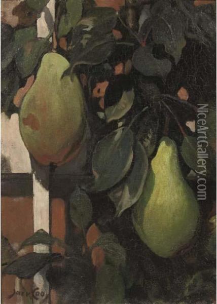 Pears Oil Painting - Jacobus Van Looy