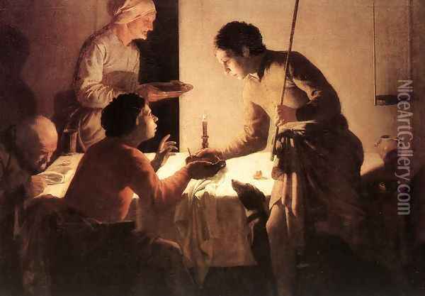 The Supper Oil Painting - Hendrick Terbrugghen