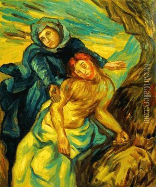 Pieta Oil Painting - Vincent Van Gogh