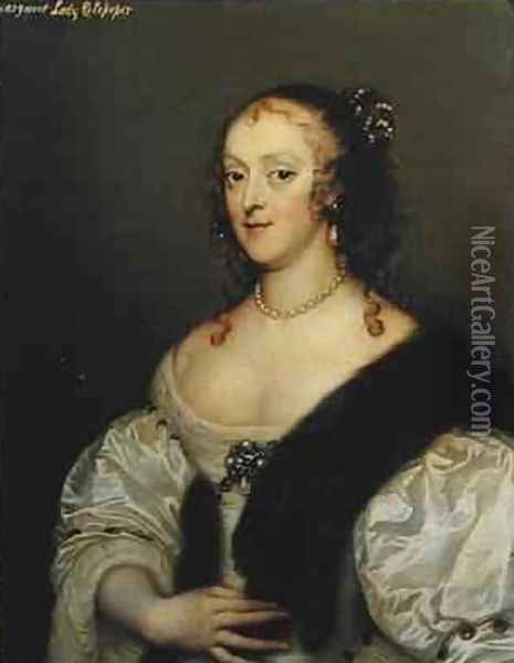 Margaret 1635-1710 wife of 2nd Lord Colepeper Oil Painting - Adriaen Hanneman