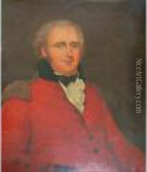 Portrait Of An Officer Oil Painting - Sir William Beechey
