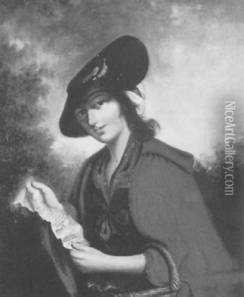 Portrait Of Jenny Maitland Oil Painting - Henry Robert Morland