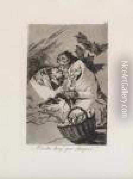 Mucho Hay Que Chupar Oil Painting - Francisco De Goya y Lucientes