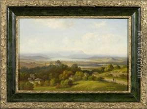 Landscape Near Munich Oil Painting - Adolf Stabli