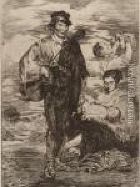 The Gypsies (guerin 21; Harris 18) Oil Painting - Edouard Manet