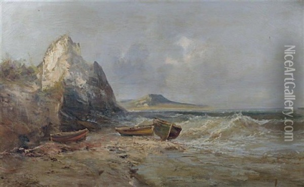 Paysage De Montagnes Oil Painting - Emile Godchaux