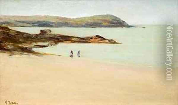 Coast Scene Oil Painting - Vickers Deville