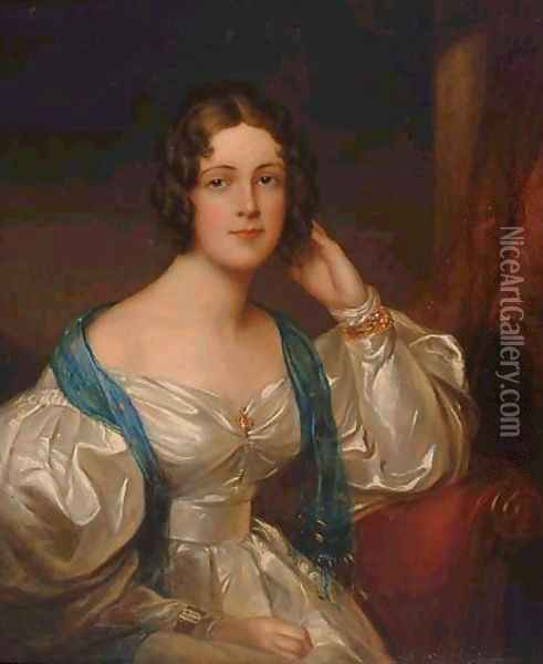 Lady Constance Carruthers Oil Painting - Sir Thomas Lawrence