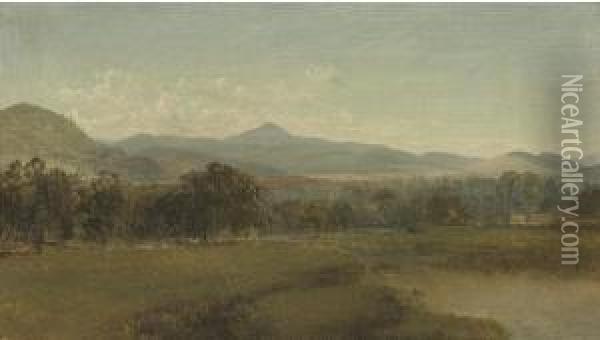 White Mountains Oil Painting - John Frederick Kensett