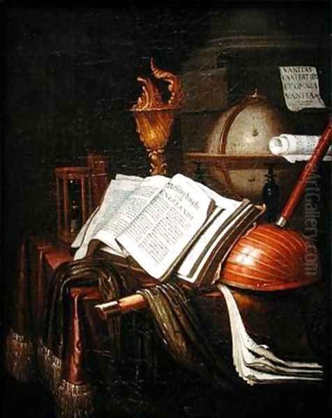 Vanitas Vanitatum et Omnia Vanitas Oil Painting - Evert Collier