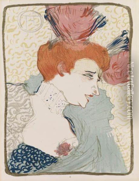 Mademoiselle Marcel Lender Oil Painting - Henri De Toulouse-Lautrec