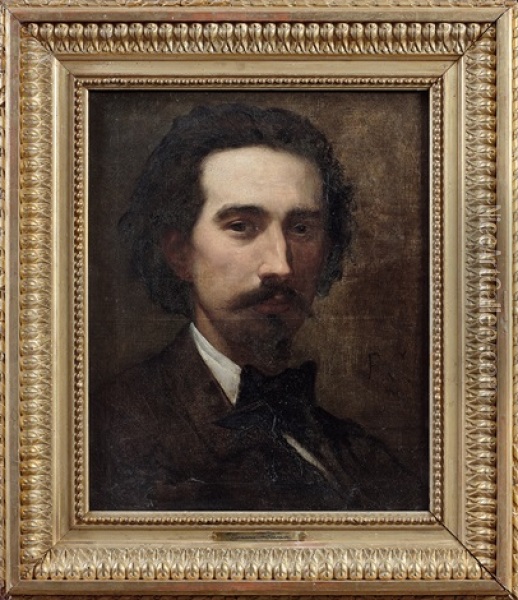 Autoportrait Presume De L'artiste S Oil Painting - Fernand Cormon