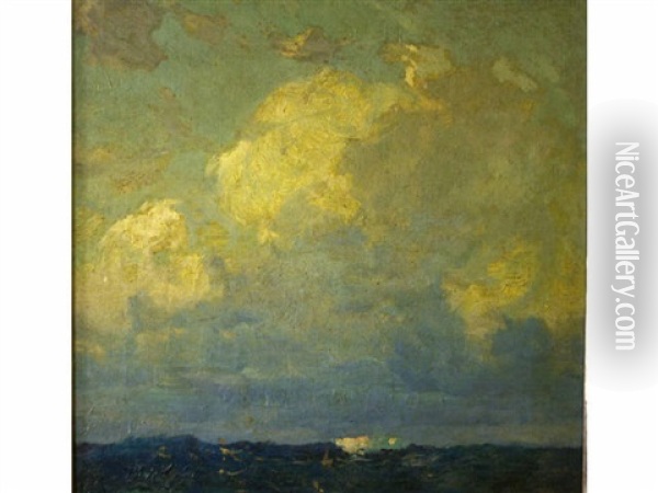 Opalescent Sea Oil Painting - William Ritschel