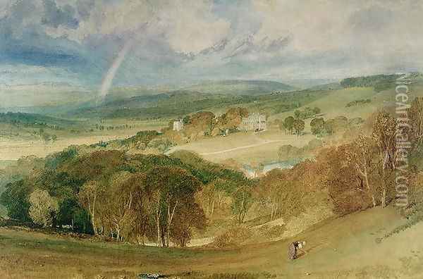 The Vale of Ashburnham, Sussex Oil Painting - Joseph Mallord William Turner