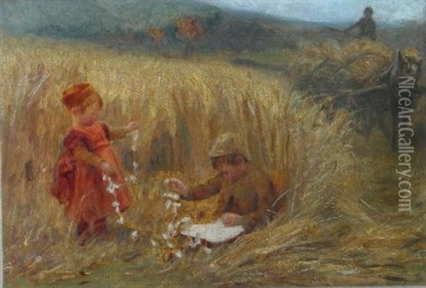 The Ravelled Tale Oil Painting - John Brown Abercromby