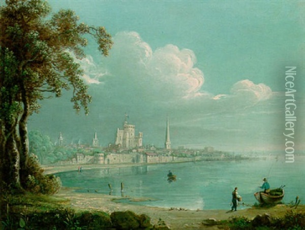 Lord Lansdowne's Tower, Southampton Oil Painting - Sebastian Pether