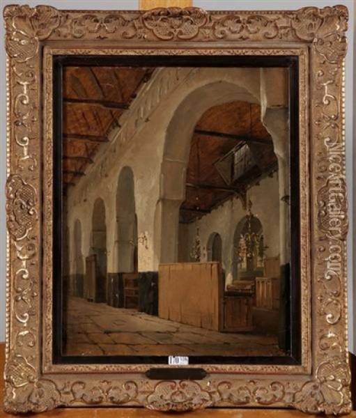 Interieur D'eglise Oil Painting - Johannes Bosboom