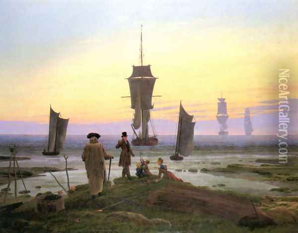 The life stages Oil Painting - Caspar David Friedrich