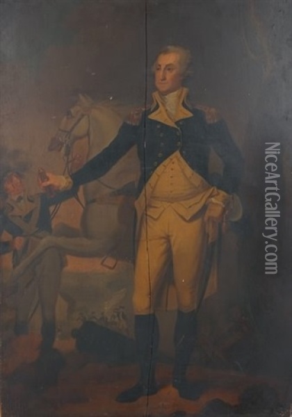 General Washington At Trenton Oil Painting - John Trumbull