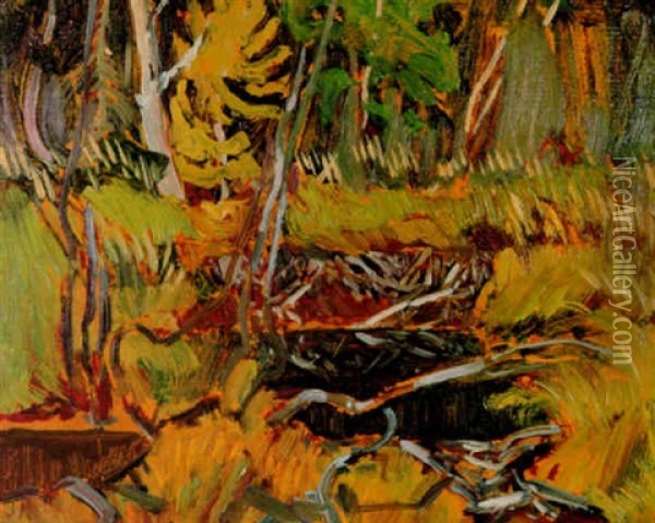 Old Beaver Dam, Algoma Oil Painting - James Edward Hervey MacDonald