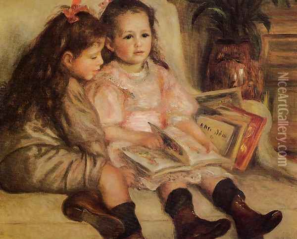 The Children Of Martial Caillebotte Oil Painting - Pierre Auguste Renoir