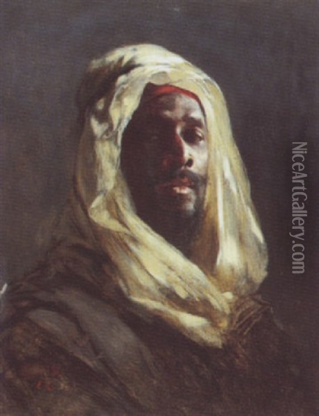 Portrait D'homme Oil Painting - Edouard Castres