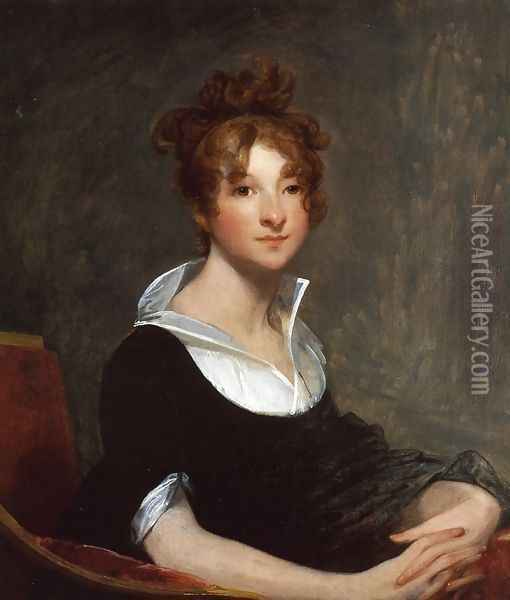 Marcia Burnes Van Ness Oil Painting - Gilbert Stuart