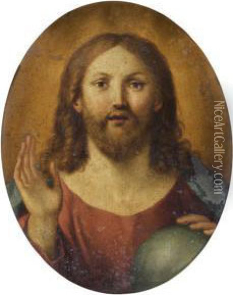 Le Christ Redempteur Oil Painting - Francesco Albani