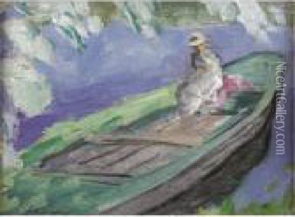 Promenade En Barque Oil Painting - Henri Lebasque
