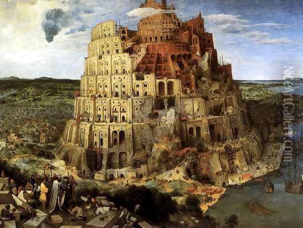 The Tower of Babel 1563 Oil Painting - Jan The Elder Brueghel