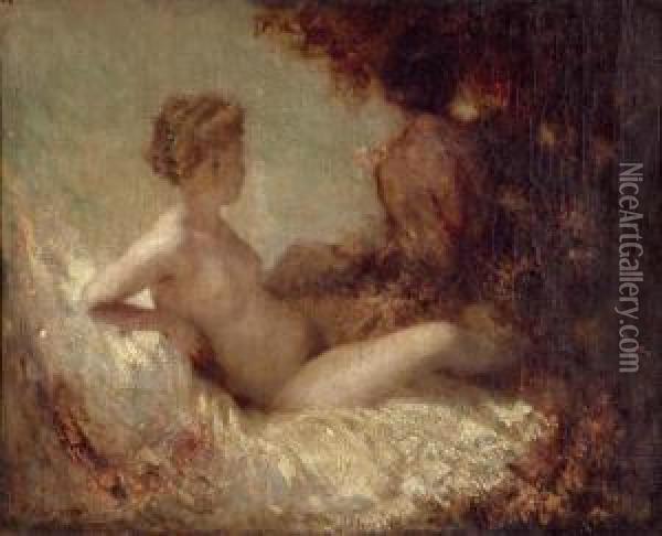 Venus Oil Painting - Albert von Keller