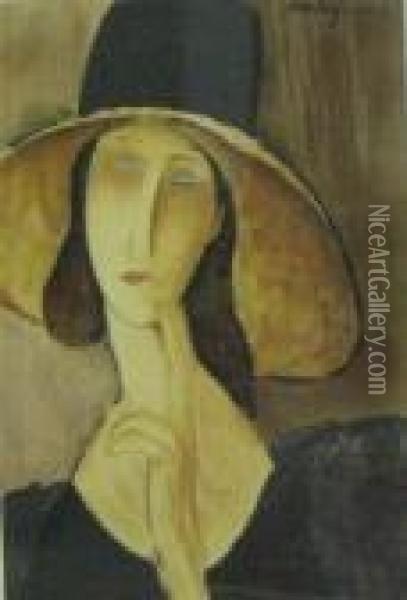 Woman Oil Painting - Amedeo Modigliani