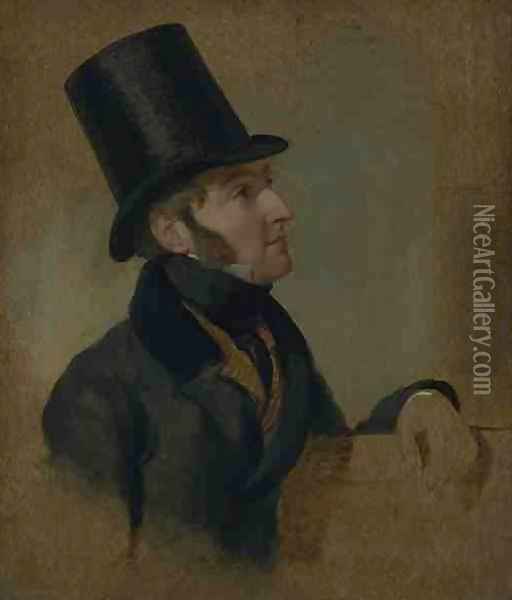The Honourable George Rice Trevor Oil Painting - Sir George Hayter