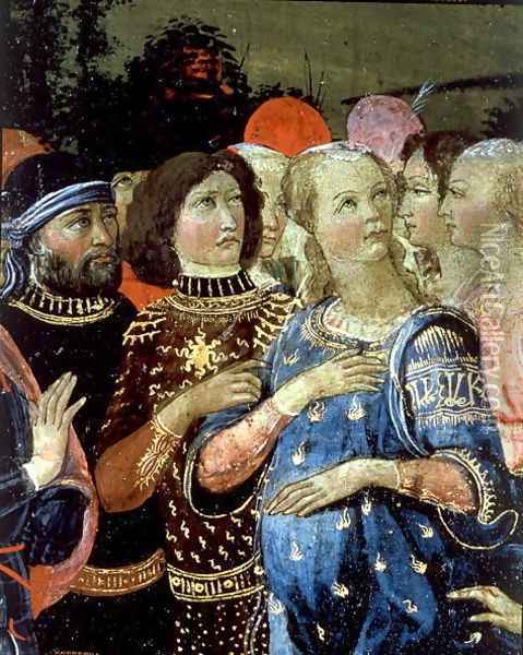 Triumph of Love, inspired by Triumphs by Petrarch 1304-74 2 Oil Painting - Jacopo Del Sellaio