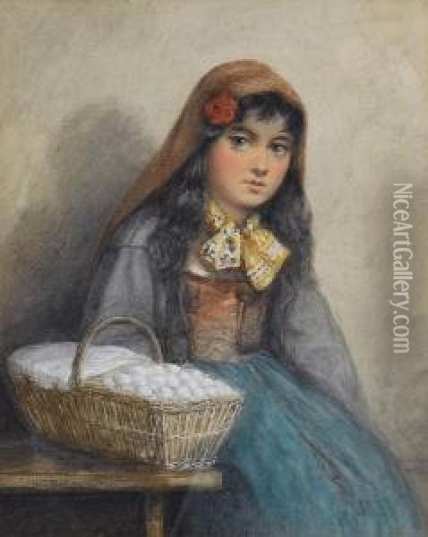 Ready For Market Oil Painting - William Mulready