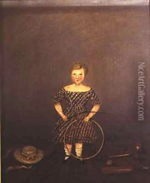 Portrait of Henry Harris Oil Painting - Charles Barker