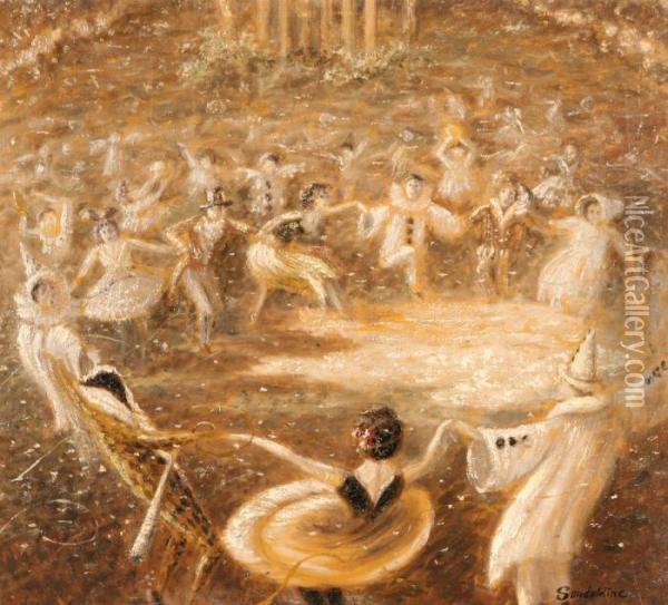 The Dance Oil Painting - Sergei Yurievich Soudeikine
