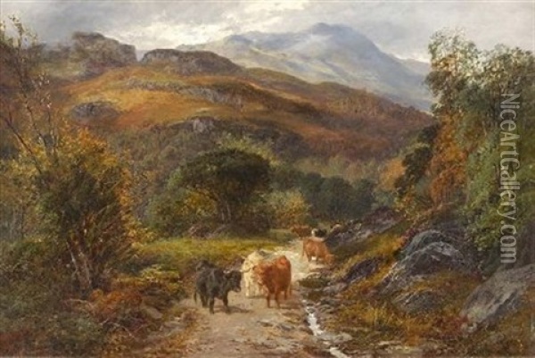 Ari Bahn And Balloch Grodich, Kenn Dhrocid Oil Painting - Clarence Henry Roe