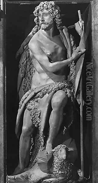 St John the Baptist Oil Painting - Pietro Bernini
