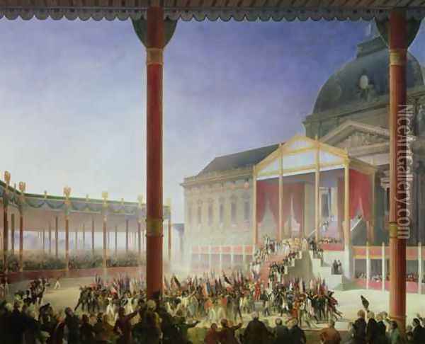 Assembly of the Champ de Mai Oil Painting - Francois - Joseph Heim