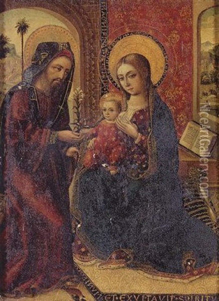 Holy Family Oil Painting -  Perea Master