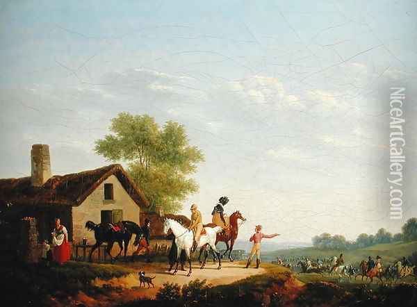 Horse Racing Oil Painting - Joseph Swebach-Desfontaines