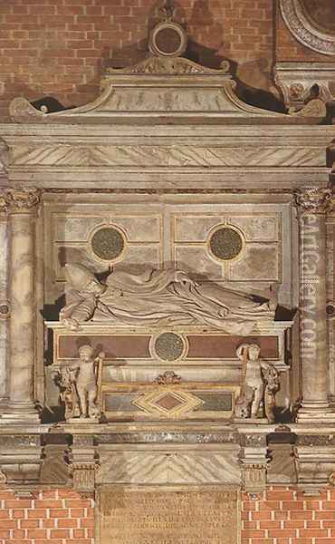 Monument to Bishop Jacopo Pesaro Oil Painting - Antonio Lombardo
