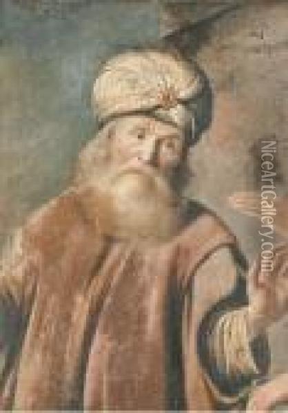 An Elder From The Old Testament Oil Painting - Rembrandt Van Rijn